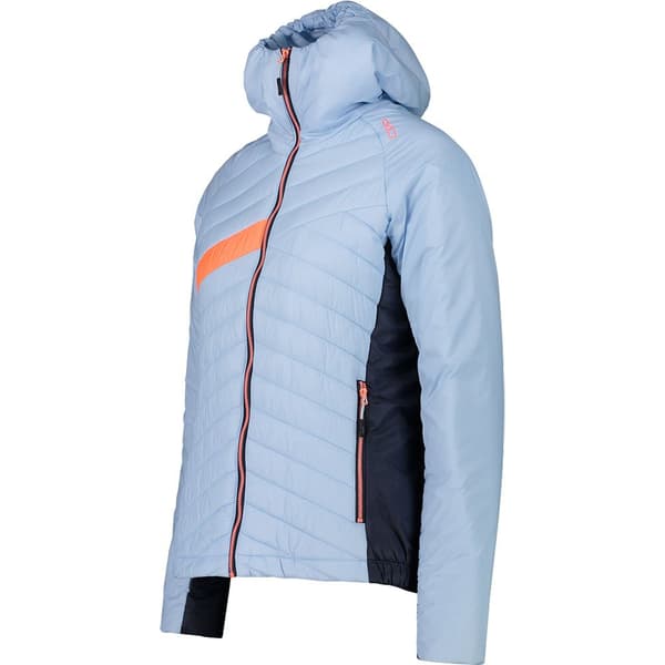 Cmp Jakke Fix Hood 32z4236 Blå M Kvinde