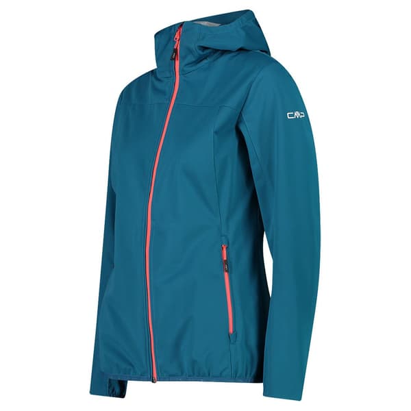 Cmp Jakke 33a6046 Fix Hood Blå M Kvinde