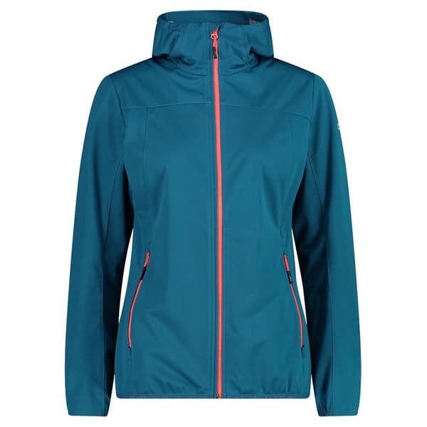 Cmp Jakke 33a6046 Fix Hood Blå M Kvinde