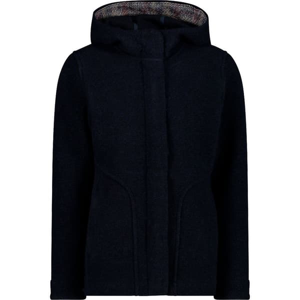 Cmp Fleece Fix Hood 32m2366 Sort S Kvinde