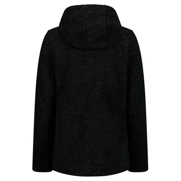 Cmp Fleece Fix Hood 32m2366 Sort L Kvinde
