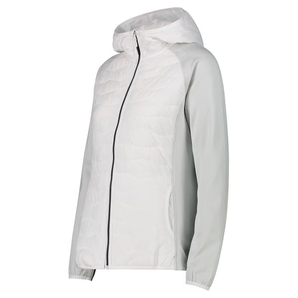Cmp Jakke Hybrid Fix Hood 32e2136 Grå L Kvinde