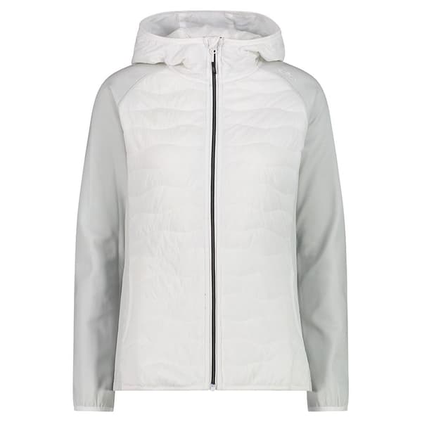 Cmp Jakke Hybrid Fix Hood 32e2136 Grå L Kvinde