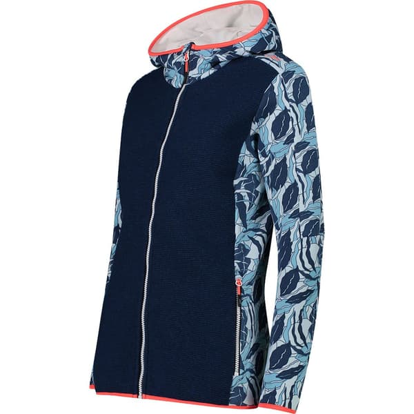 Cmp Jakke Fix Hood 32m2086 Blå S Kvinde