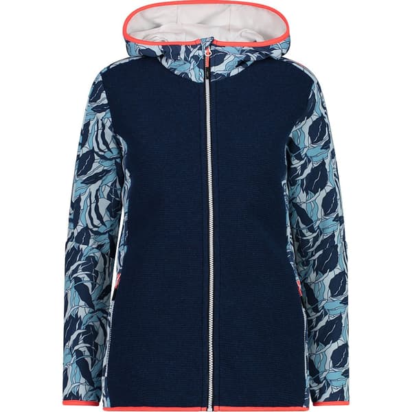 Cmp Jakke Fix Hood 32m2086 Blå S Kvinde