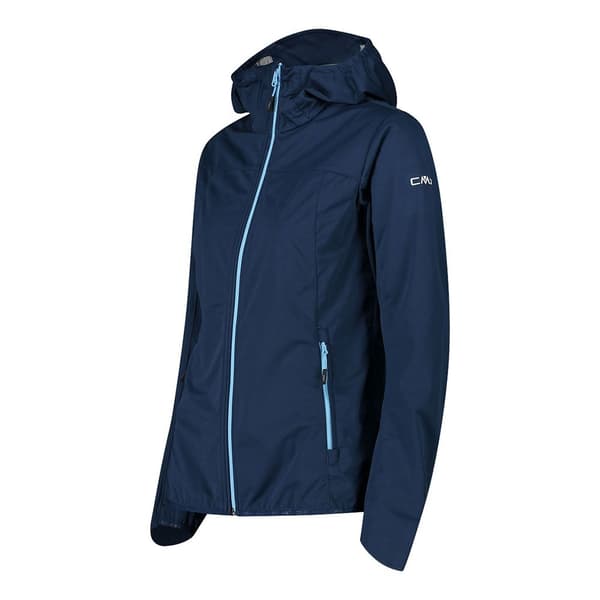 Cmp Jakke 33a6046 Fix Hood Blå L Kvinde
