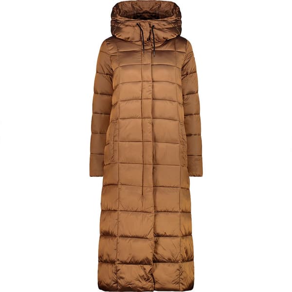 Cmp Jakke Coat Fix Hood 32k3136 Brun M Kvinde