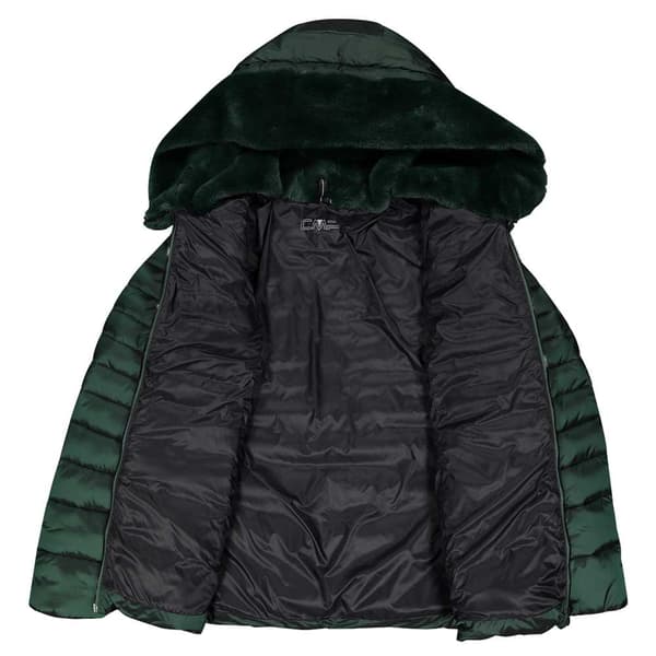 Cmp Jakke Fix Hood 32k3076f Grøn S Kvinde