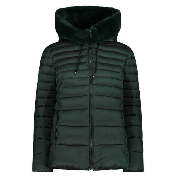 Cmp Jakke Fix Hood 32k3076f Grøn S Kvinde