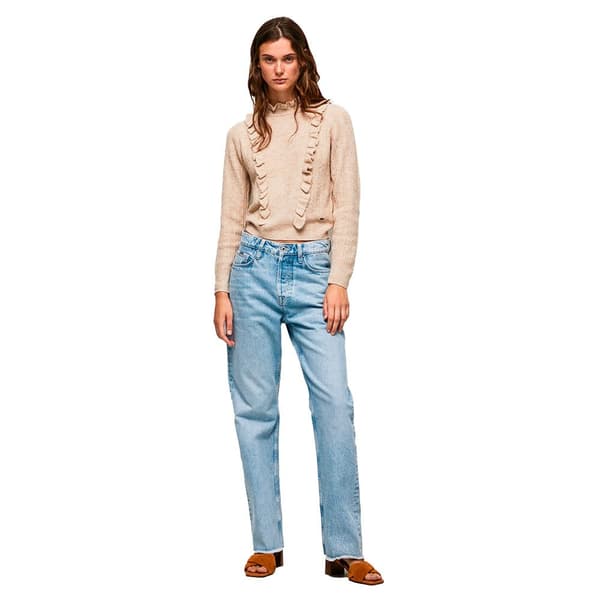 Pepe Jeans Sweater Talia Beige M Kvinde