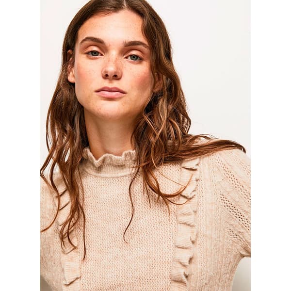 Pepe Jeans Sweater Talia Beige M Kvinde