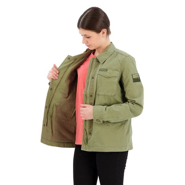 Superdry Kevyt Takki Military M65 Vihreä XS Nainen