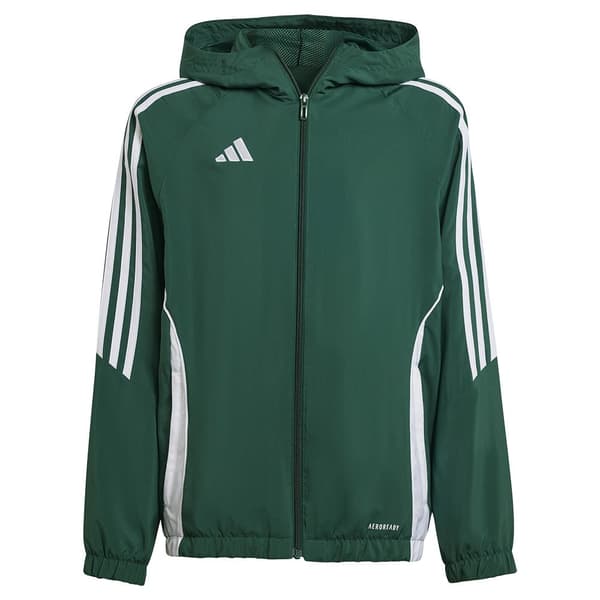 Adidas Jacka Tiro24 Windbreaker Grönt 13-14 Years Pojke