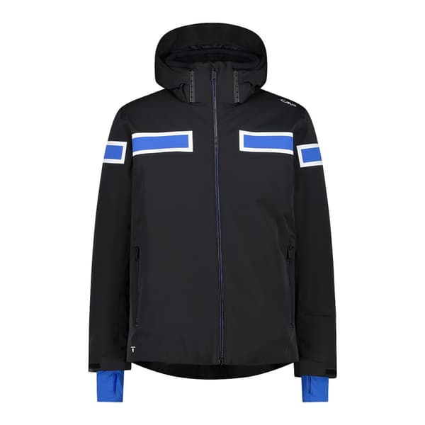 Cmp Jacka Zip Hood 32w0177 Svart 2XL Man