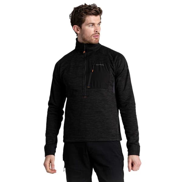 Craghoppers Halv Blixtlåsfleece Tarbert Svart S Man