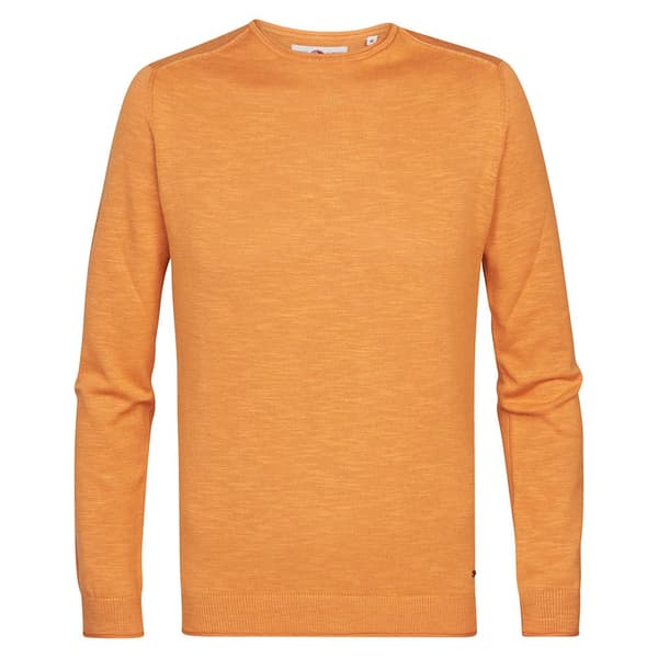 Petrol Industries Tröja Med Rund Hals 203 Basic Orange S Man