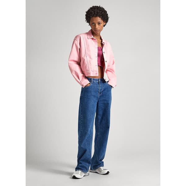 Pepe Jeans Jeansjacka Turner Clr Rosa M Kvinna