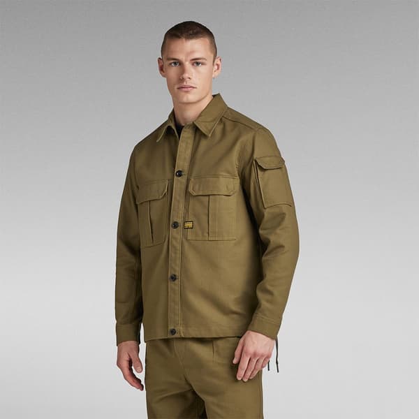 G-star Overshirt 2 Pocket Relaxed Grøn XL Mand