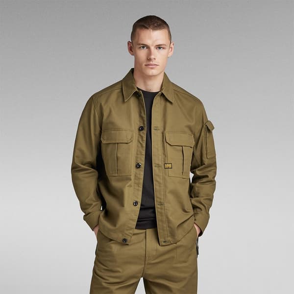 G-star Overshirt 2 Pocket Relaxed Grøn XL Mand