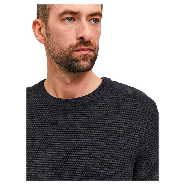 Selected Besætning Hals Sweater Vince Bubble Blå 2XL Mand
