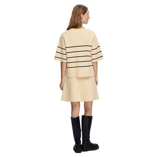 Selected Tröja Liva 2/4 Beige XL Kvinna