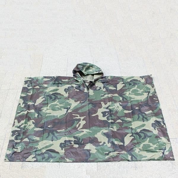 Vattentät poncho - Märke - Modell - Kamouflage - Polyester - Vuxen - Unisex