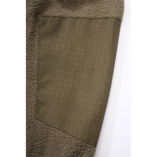 Brandit Fleece Troyer Ripstop Grøn 3XL Mand
