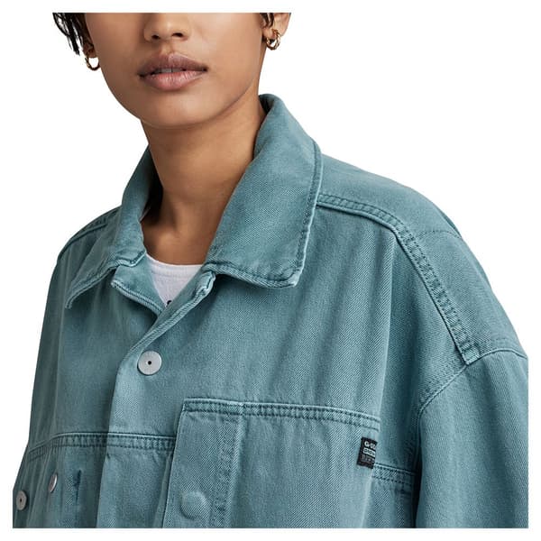 G-star Överskjorta Oversized Workwear Grönt XS Kvinna