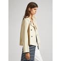 Miniatyrbillede 7 af 8: Pepe Jeans Frakke Sheila Beige L Kvinde