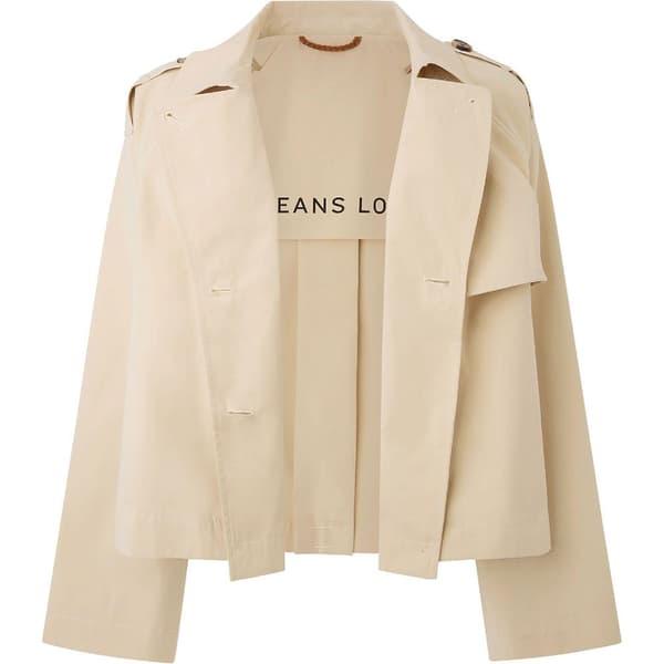 Pepe Jeans Frakke Sheila Beige L Kvinde