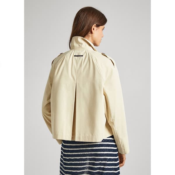 Pepe Jeans Frakke Sheila Beige L Kvinde