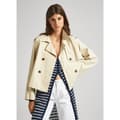 Miniatyrbillede 1 af 8: Pepe Jeans Frakke Sheila Beige L Kvinde