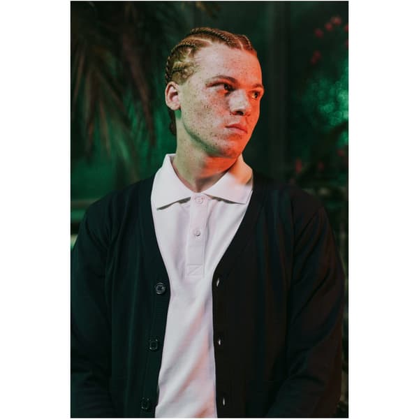 Urban Classics Cardigan Fine Rød XS Mand