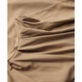 Miniatyrbild 6 av 6: Superdry Mock Neck Tröja Long Sleeve Ruched Brun M Kvinna