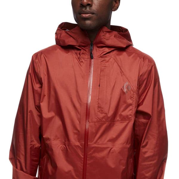 Black Diamond Jakke Treeline Rain Rød L Mand