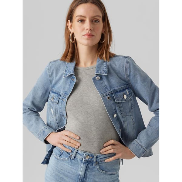 Vero Moda Denimjakke Zorica Blå XL Kvinde