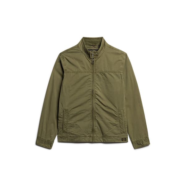 Superdry Lättviktsjacka Classic Harrington Grönt L Man