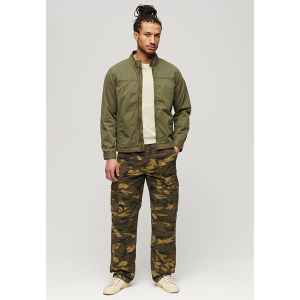 Superdry Lättviktsjacka Classic Harrington Grönt L Man