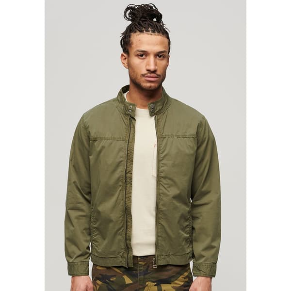 Superdry Lättviktsjacka Classic Harrington Grönt L Man