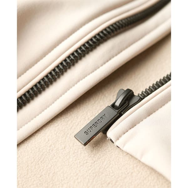 Superdry Takki Soft Shell Trekker Beige L Nainen