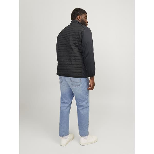 Jack & Jones Jacka Multi Quilted Collar Plus Grå 6XL Man