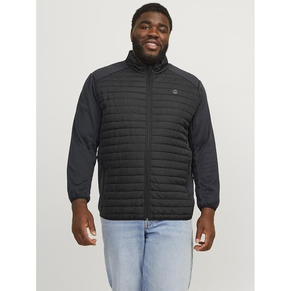 Jack & Jones Jacka Multi Quilted Collar Plus Grå 6XL Man