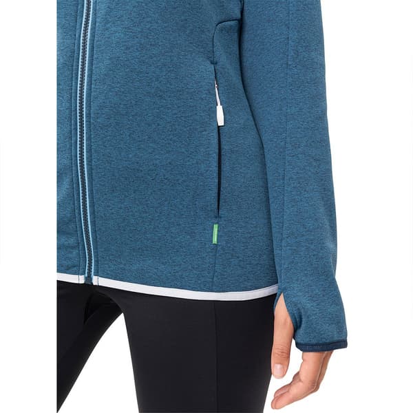 Vaude Full Dragkedja Fleece Valsorda Blå 42 Kvinna