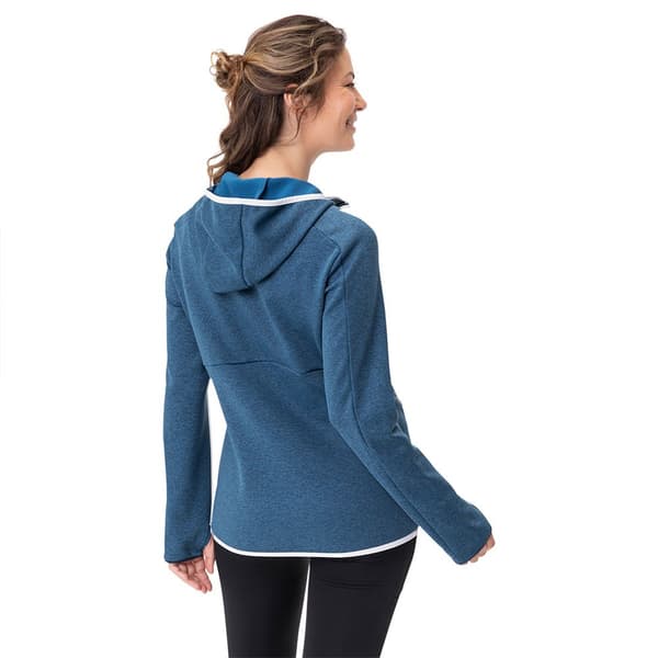 Vaude Full Dragkedja Fleece Valsorda Blå 42 Kvinna