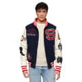 Miniatyrbild 1 av 4: Superdry Bomberjacka College Varsity Patched Beige 2XL Man