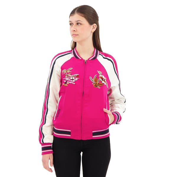 Superdry Bomberjacka Suikajan Embroidered Rosa M Kvinna