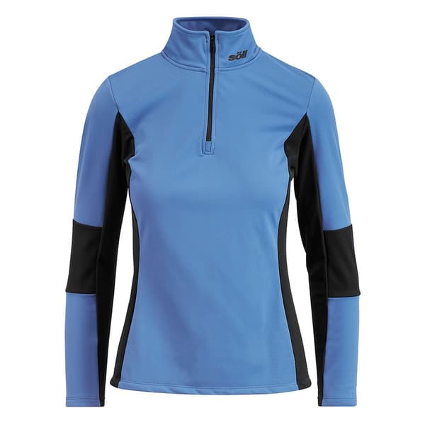 Soll Full Dragkedja Fleece Avoriaz Blå XS Kvinna