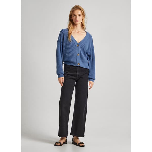 Pepe Jeans Cardigan Geneva Blå S Kvinna