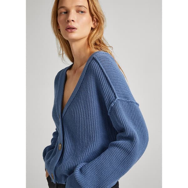 Pepe Jeans Cardigan Geneva Blå S Kvinna