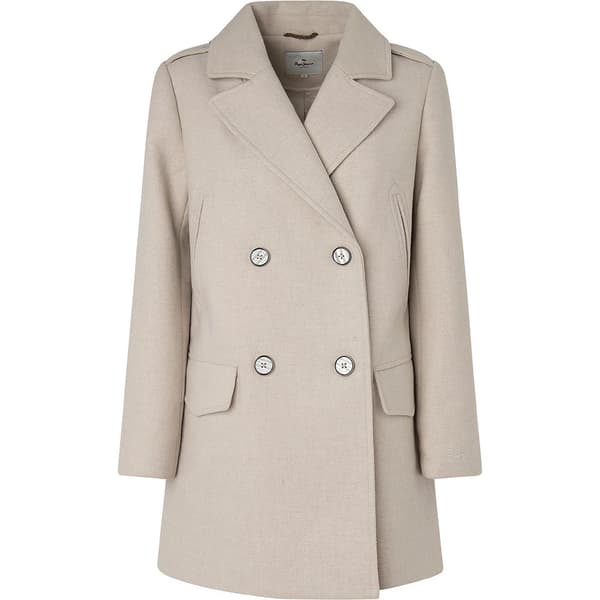 Pepe Jeans Frakke Melody Beige S Kvinde